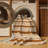 Machine Washable Horizontal Stripes Beige Area Rug-1846727813