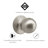 Ball Polished Brass Dummy Door Knob-7224952