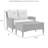 Allis 2 - Person Patio Conversation Set with Cushions