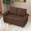 Divan-lit tapissier Abrian, canapé-lit escamotable, causeuse avec matelas simple-329056228