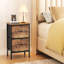 42cm W Metal Bedside Table