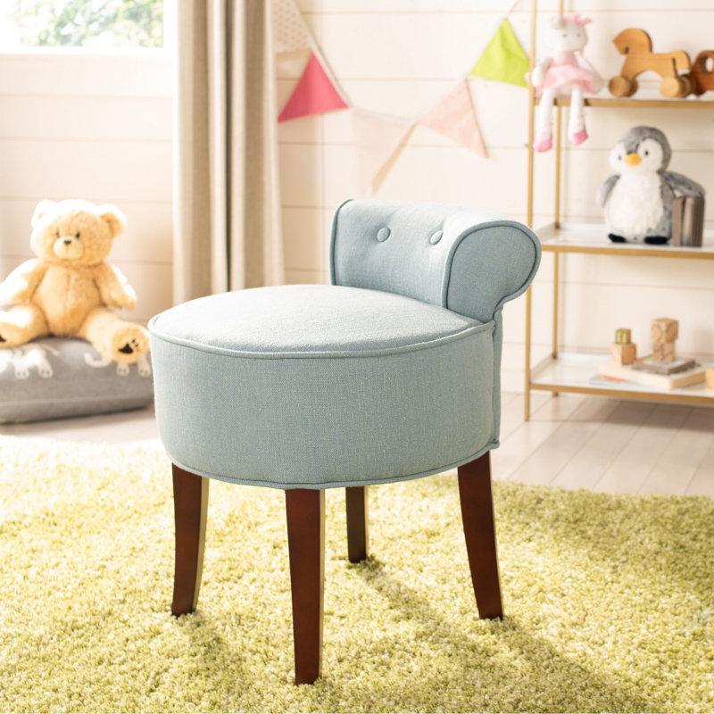 Tabouret de coiffeuse en bois massif