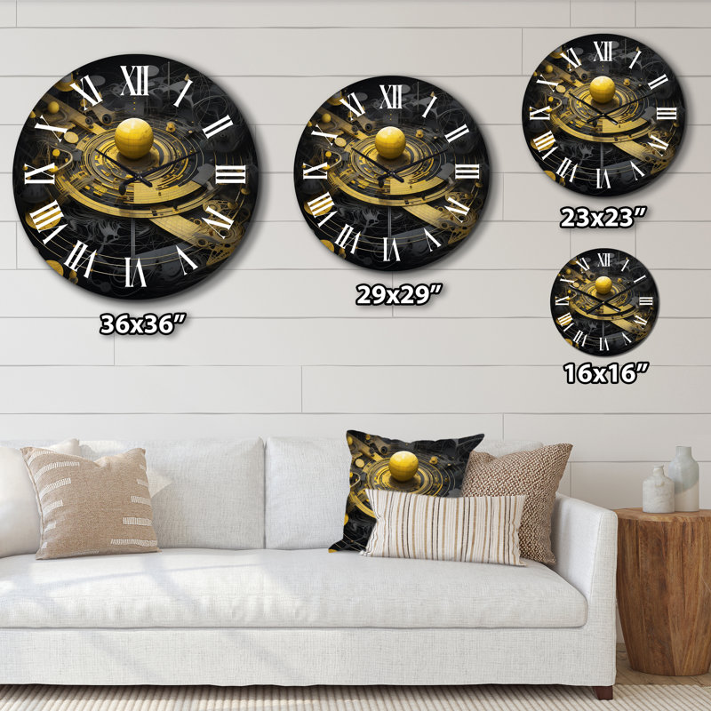 Horloge murale en métal, Petit
