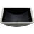 Black Ceramic Undermount Sink 21"X14.98", Modern Simplicity, Glossy Finish, Practical Overflow Function