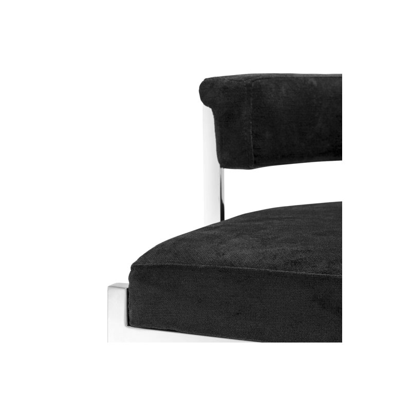 Dante Upholstered Stool with Metal Frame, Counter Stool (27” Seat Height)