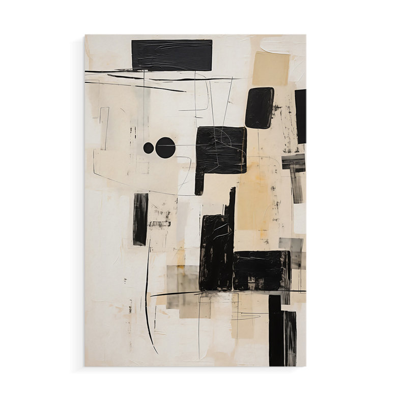 Série ABSTRACT CCDCLxxi -Impression sur toile seulement - NON-CADRE, H 18 po x l 12 po