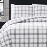 London Fog Plaid Flannel Comforter Set