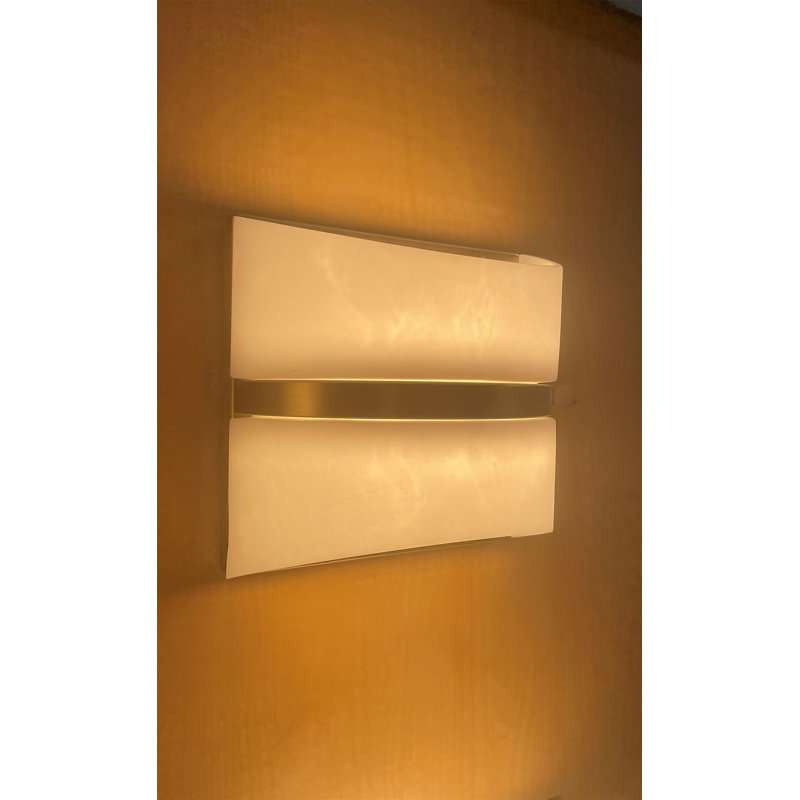 Applique murale encastrée à DEL Reshad, H 2,69 po x l 6,5 po