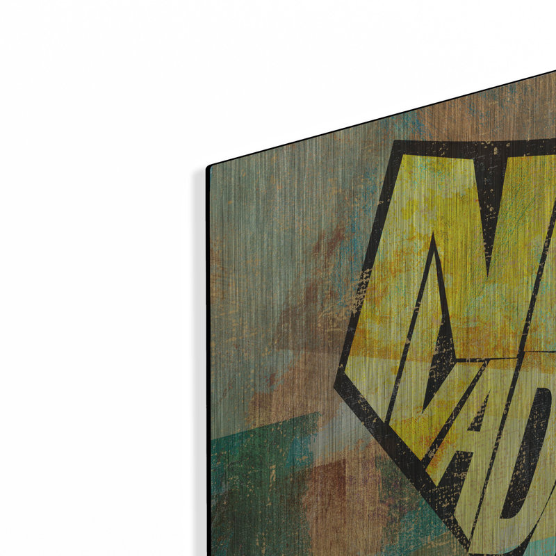 Art mural en métal luxueux «Nevada» par Art Licensing Studio, 24 po x 24 po
