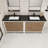 Brayla 84" Double Bathroom Vanity Set-1035999543