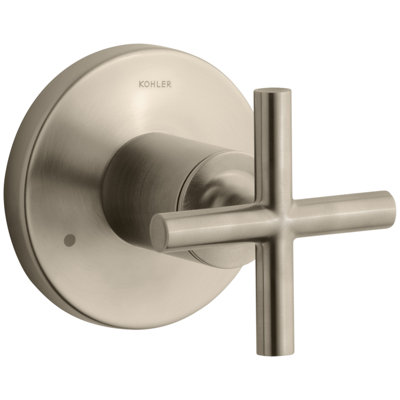 Purist Transfer Valve Trim with Cross Handle