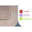 Tapis beige multi-tailles Step Collection - Tapis géométrique moderne sans perte de poils pour la maison-123043776
