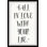 «Fall in Love With Your Life II» par Marmont Hill - reproduction d'art textuel sur papier encadré