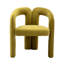 Fauteuil de cuisine en velours rembourré-125536130