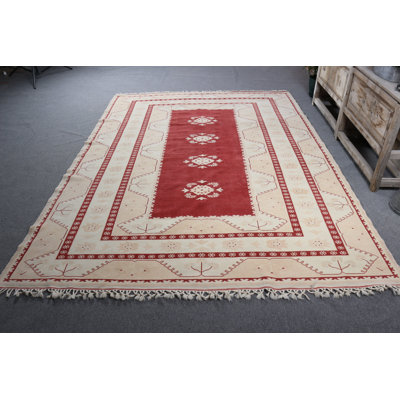 Grand tapis turc Oushak rétro beige pour le salon ou la chambre à coucher