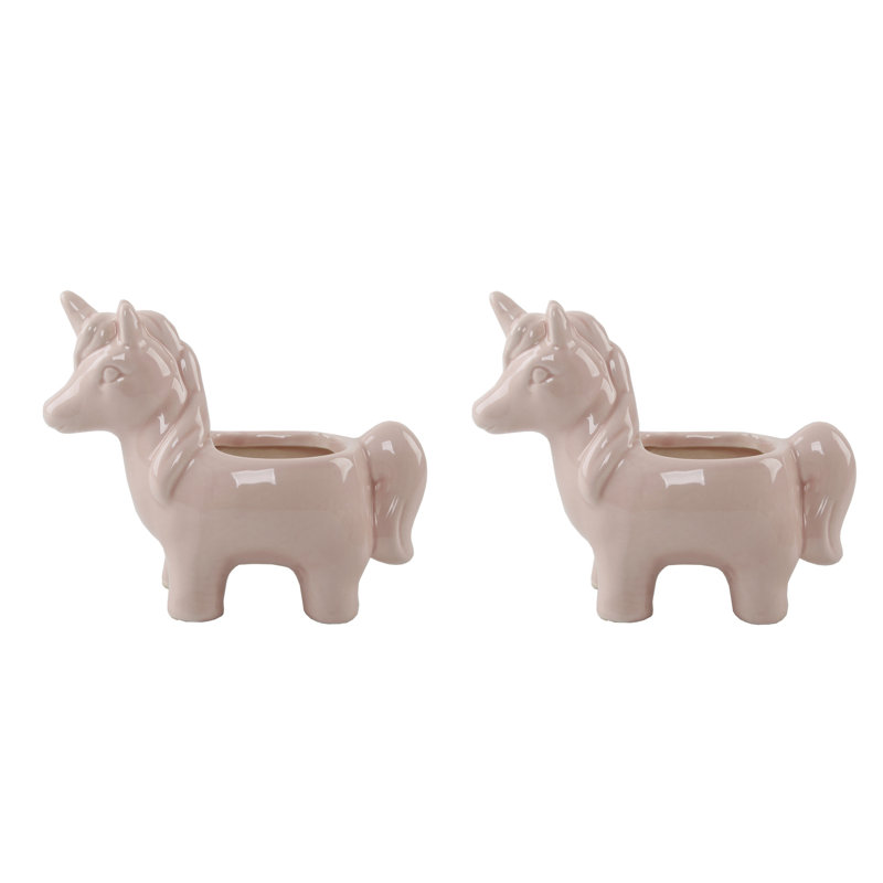 Naswith Ceramic Pot Planter, Pink