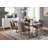 Grigg Metal Base Dining Table - Brown