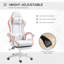 Chaise de bureau d'ordinateur, chaise de bureau en cuir PU, blanc-520944073
