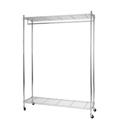 Pugh 89cm Rolling Clothing Rack