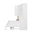 Lit escamotable double avec tiroirs et garde-robe-284723144