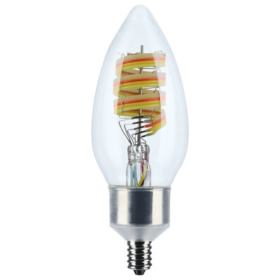 4 candélabres B11 à DEL de 2 watts à culot transparent B11 2700K-5000K