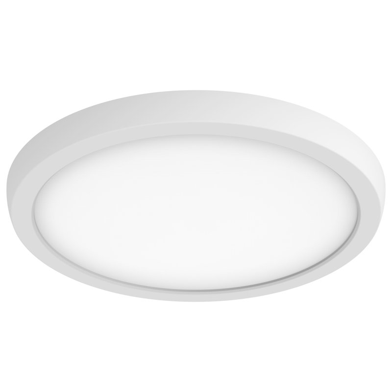 Dimmable Round Flush Mount, 4000K, 0.67" H x 9" W x 9" D