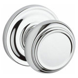 Traditional Keyed Door Knob with Traditional Round Rose