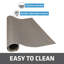 Tapis sous-lavabo XL, doublure d'armoire protectrice pour la cuisine et la salle de bain - absorbant, imperméable et ajustable (24 po x 59 po) (taupe) (fabriqué aux États-Unis)-2030351386-2030351383