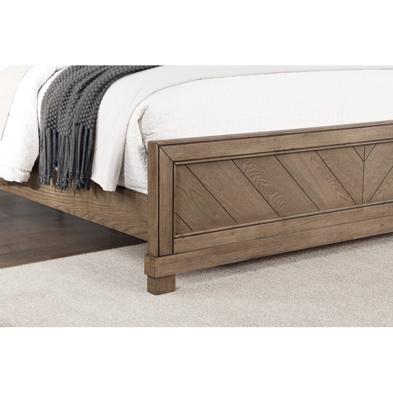 Altha Standard Bed, Brown, King