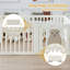 Parc pour bébé avec 14 panneaux et centre pour enfants avec barrière de sécurité pour les tout-petits-88976318