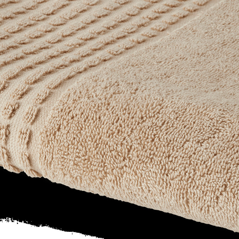 Drap de bain à carreaux 39,4 po x 70,9 po, Sable