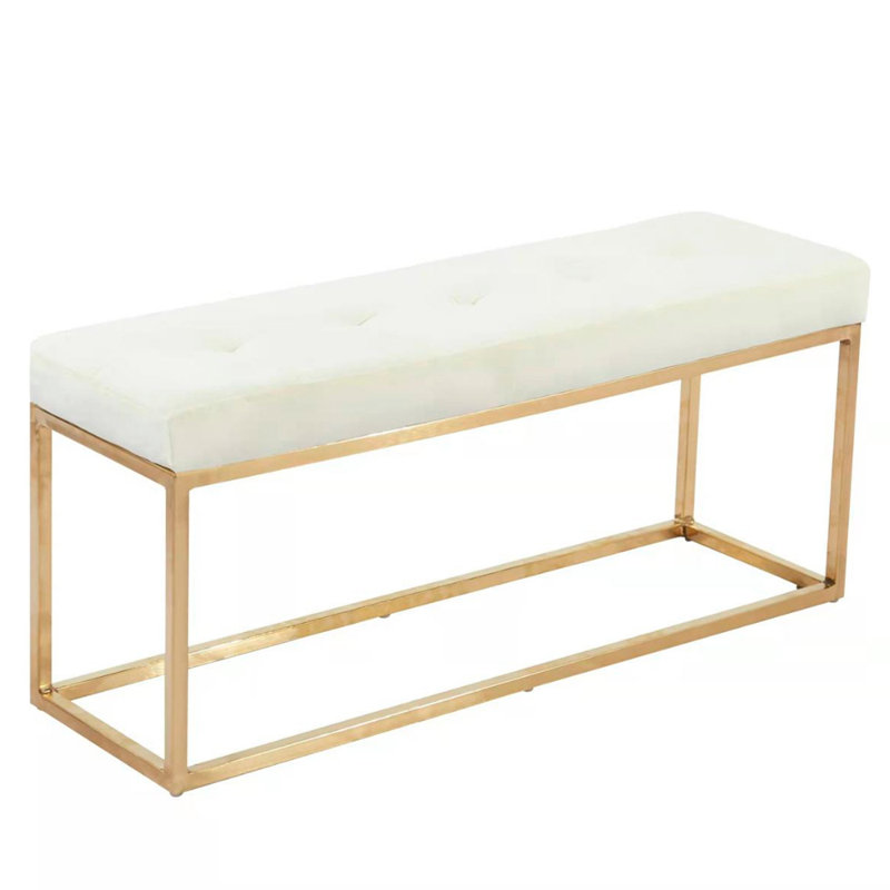 Banc rembourré Rekan, Blanc