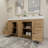 72" Freestanding Double Bathroom Vanity Set with Drawers and Doors-70381280