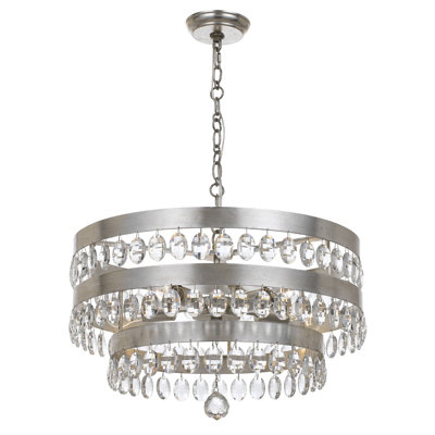 Swanner 5 - Light Shaded Tiered Chandelier