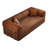 78.8" Compression Sofa,Convertible Floor Sofa Bed-With Pillow Back Support Armrest,Comfy Futon Couch Sleeper Bed,Loveseats Boneless Modular Sectional Sofa,Corduroy Fabric,For Living Room,Bedroom,Brown-324300939