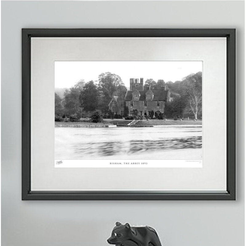 Bisham, The Abbey 1893 - Single Picture Frame Print, 28cm H X 36cm W x 2cm D