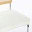 Chaise d'appoint rembourrée avec dossier en rotin et structure en acier Crumley H 18,8 po-959553616-959553617
