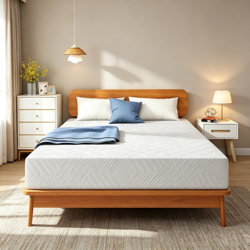 Caldicott 12'' Medium Memory Foam Mattress in A Box, Queen, 14"