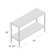 Funnell 47'' Glass Top Console Table