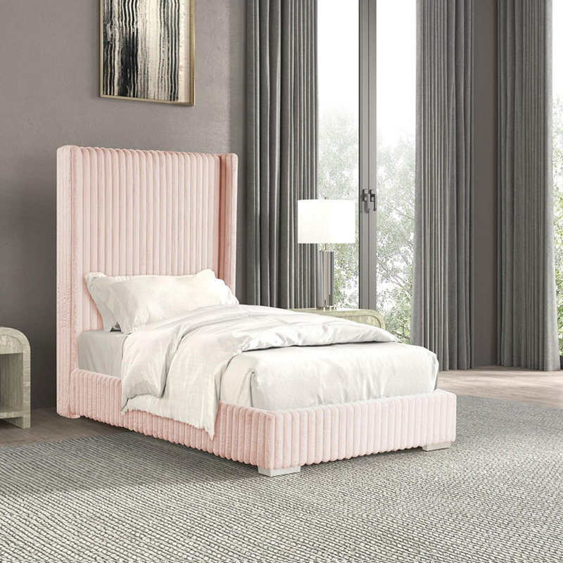 Lit contemporain 1pc, Simple, Rose