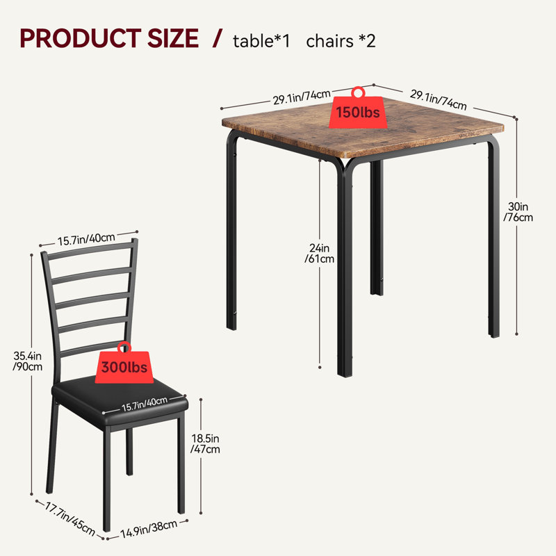 2 - Person Dining Set