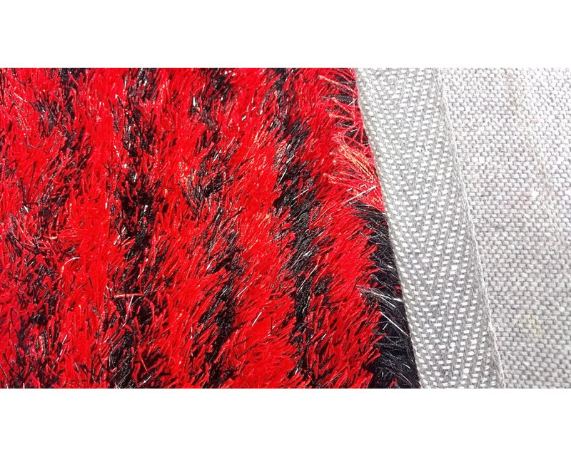 Striped Indoor Doormat, Red/Black