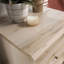 Table de chevet, finition brune