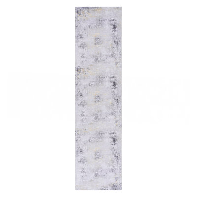 Washable Rug (Gray)