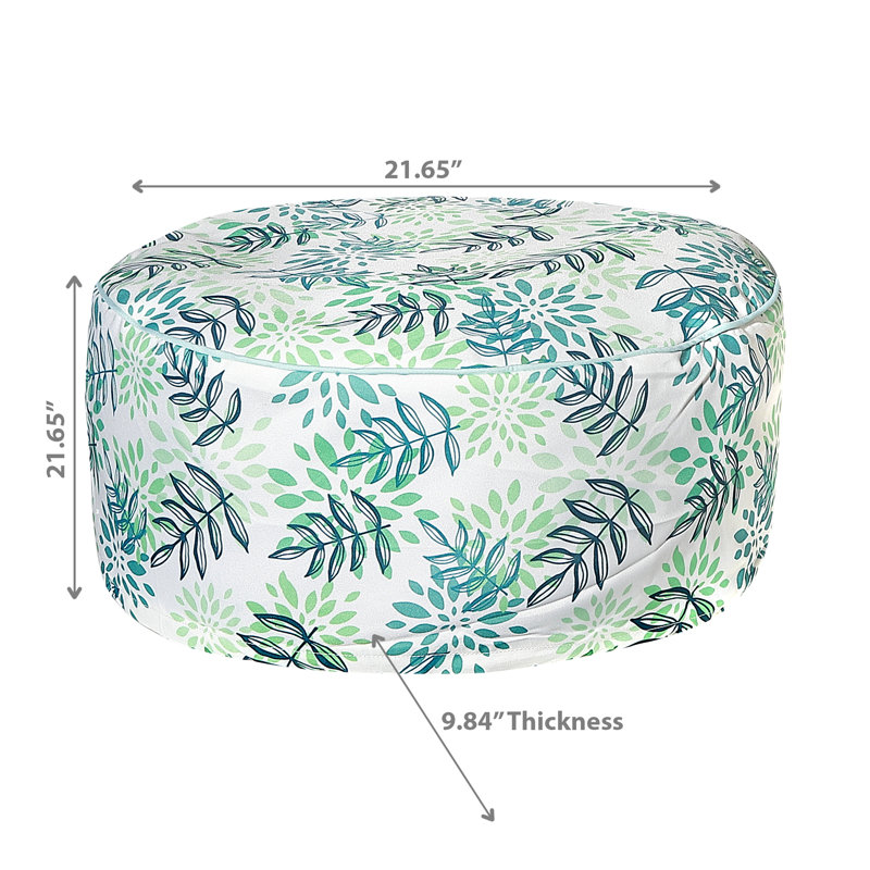 Ih Casadecor Upholstered Outdoor Ottoman