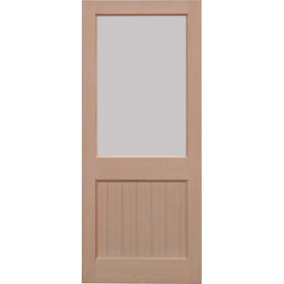 2XG Unfinished Hemlock External Door
