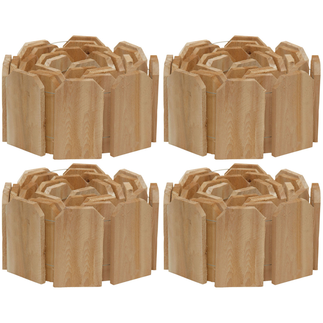 6 in. H x 10 ft. W Edging (40 ft. Total) (Set of 4) Greenes Fence