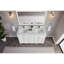 60" Solid Wood Sink Vanity  With 1' Artificial Stone Top-483886939
