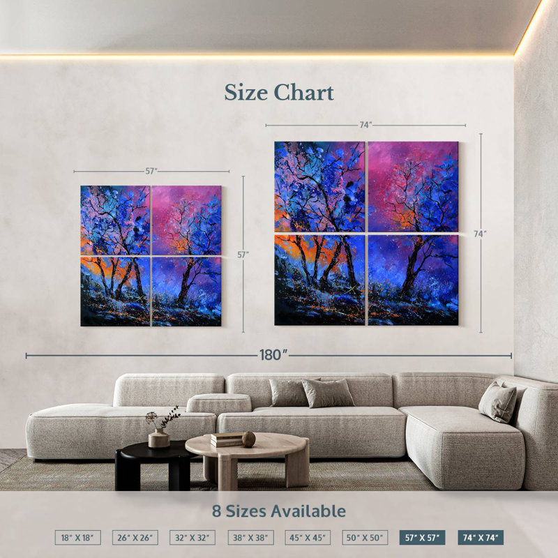 Merlin's Dwelling, 74" H x 74" W