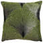 Art Deco Fan Cushion in Moss Green-134132416-134132414